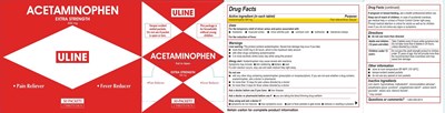 Uline Acetaminophen Xs Label 20